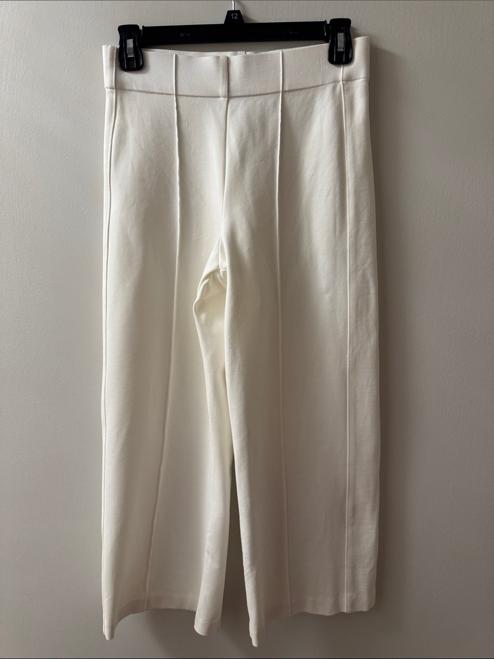 Women Cream ponte pant -